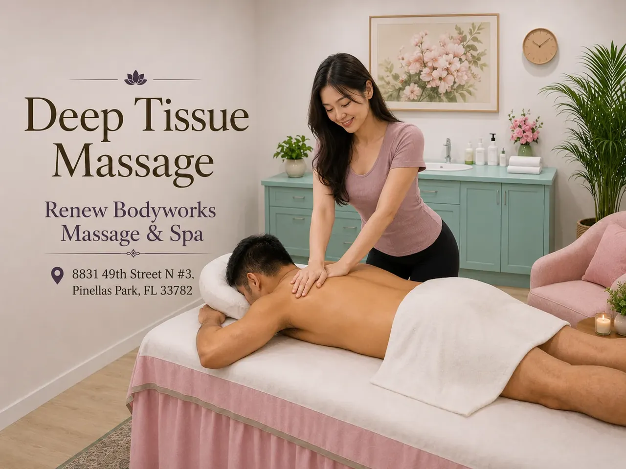 Massage for Neck and Shoulder Tension in Pinellas Park